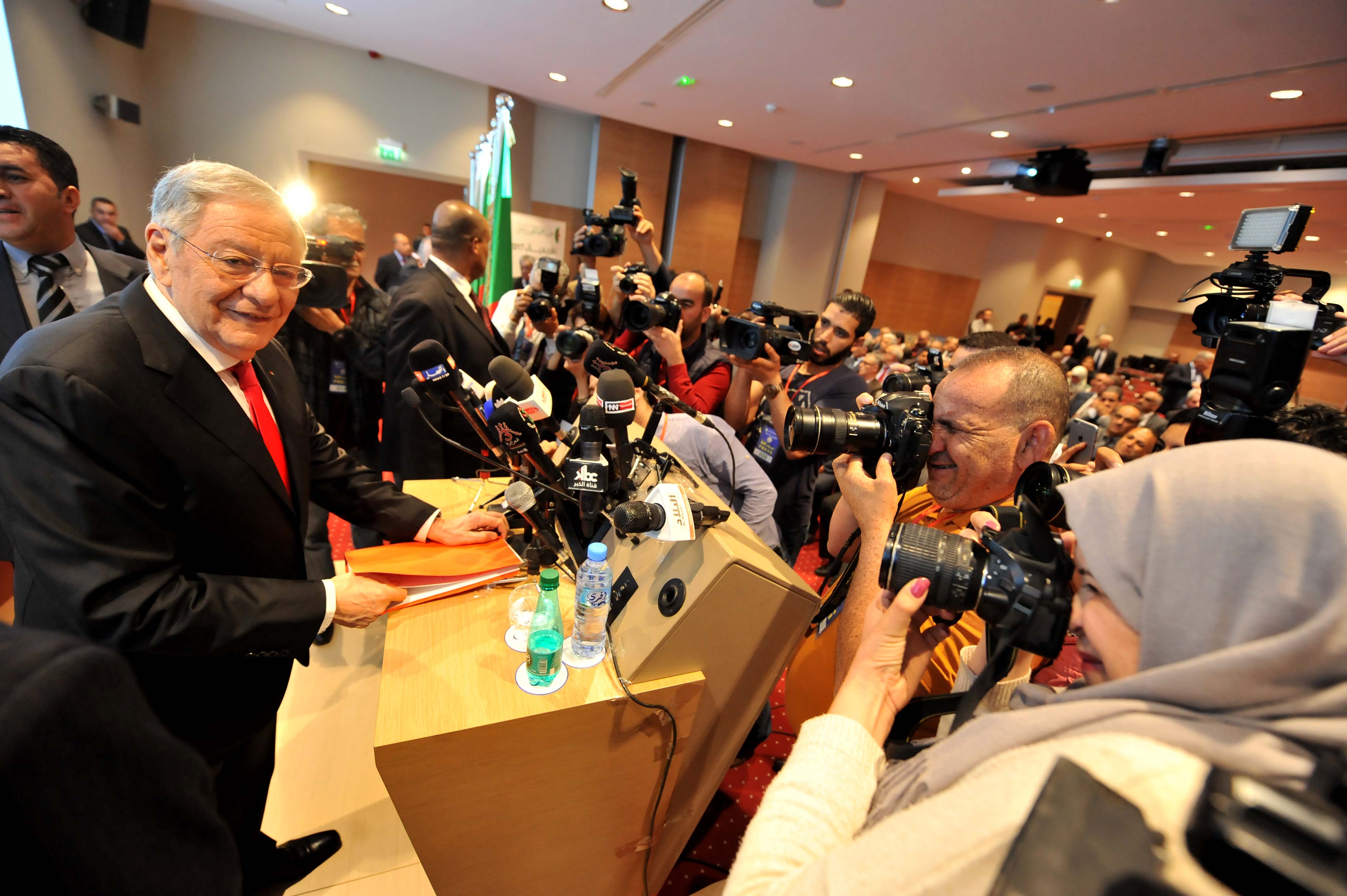 Djamel Ould-Abbès, secrétaire général du FLN. New Press